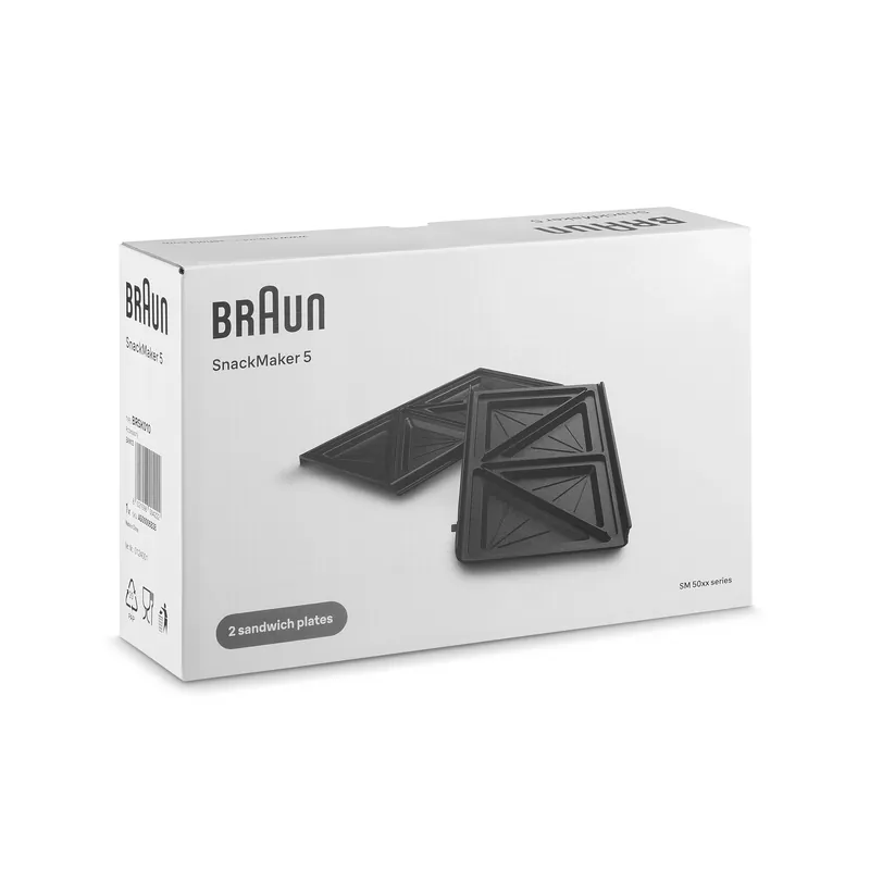 DeLonghi Piastre per sandwich Braun SnackMaker 5 AS00006838