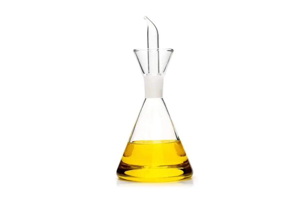 ALZA ARBEQUINA olio extra vergine di oliva in provetta di vetro da 500 ml.