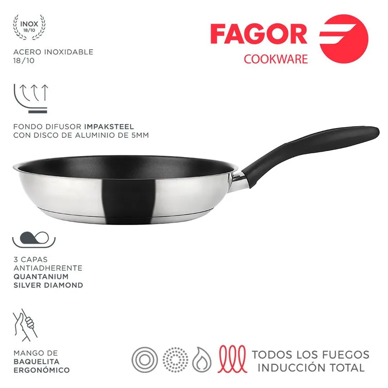 Padella FAGOR INOXTHERM Ø24
