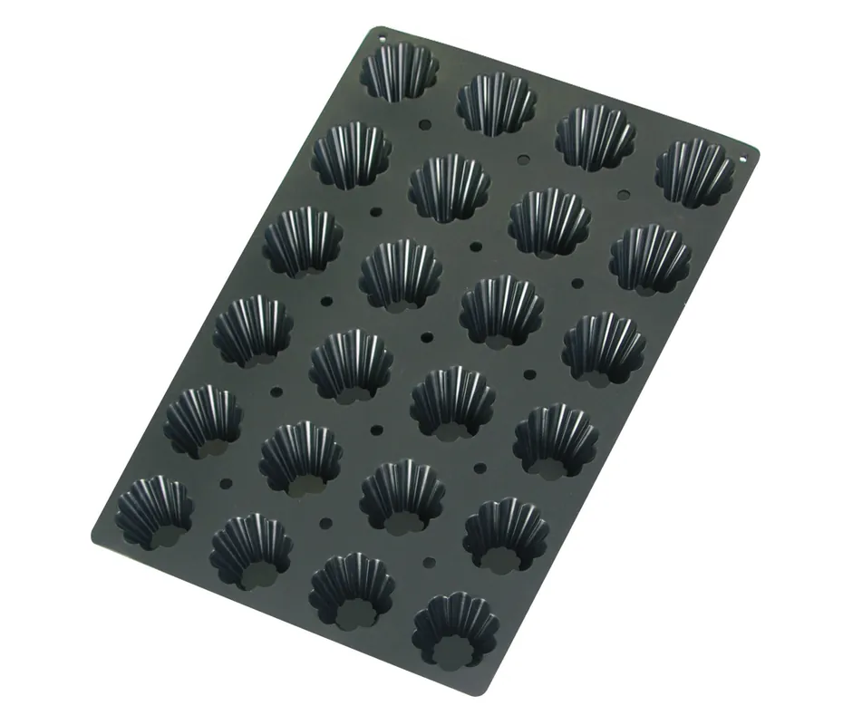 Stampo per briochette LACOR con 24 cavità nero 66760