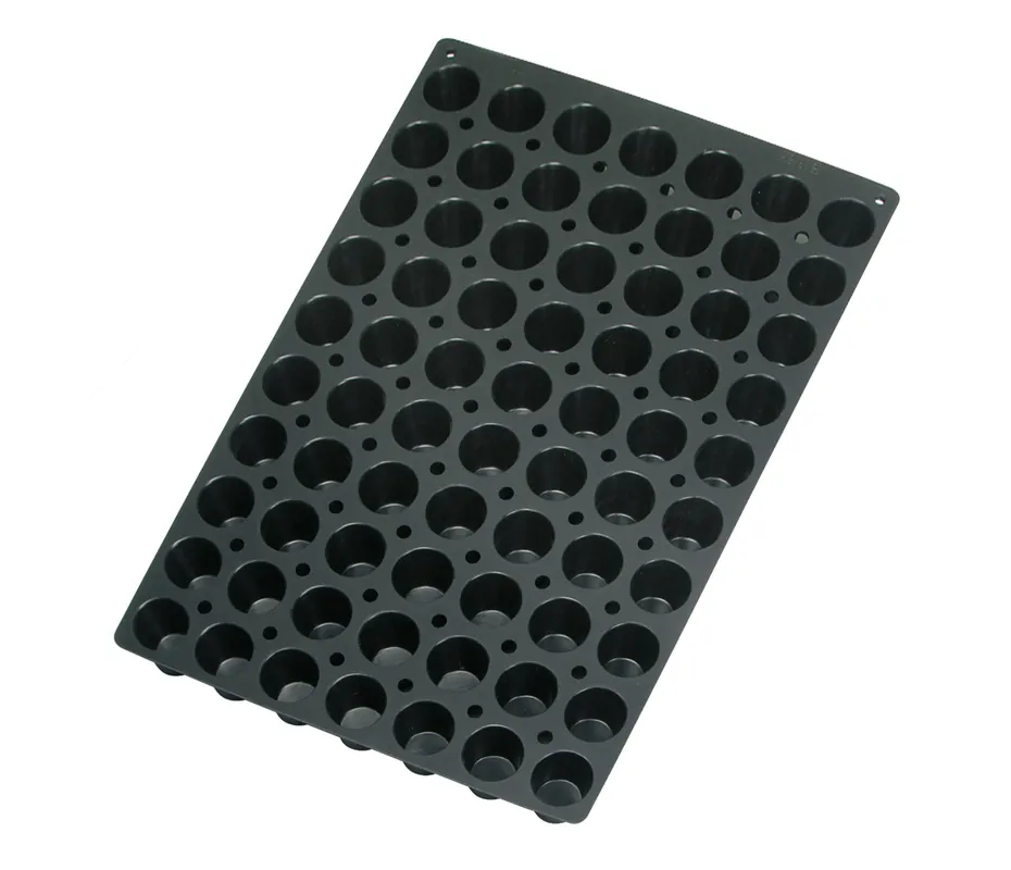 Stampo per mini muffin LACOR con 70 cavità nero 66765