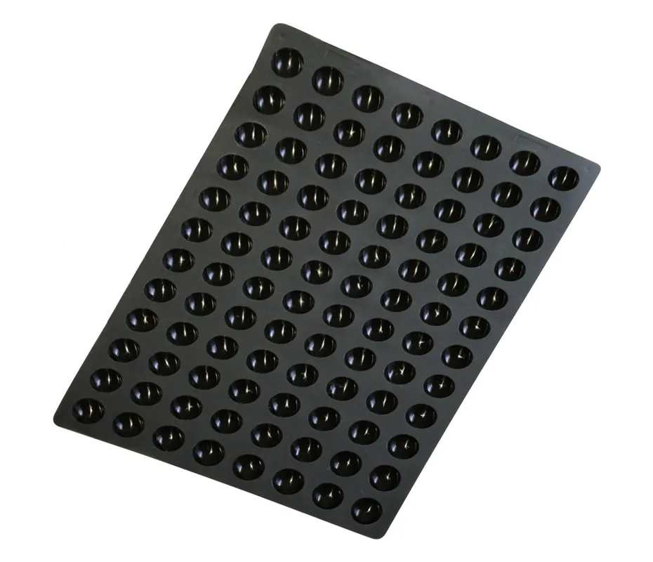 Stampo semisferico mini a 96 cavità LACOR Black 66762