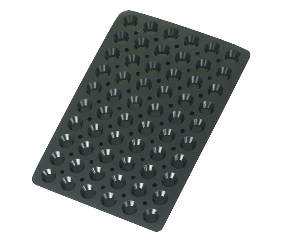 Stampo per tartelette LACOR a 60 cavità nero 66767