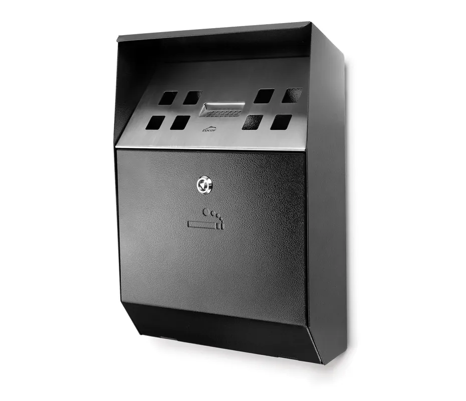 LACOR Portacenere da parete Black 63342