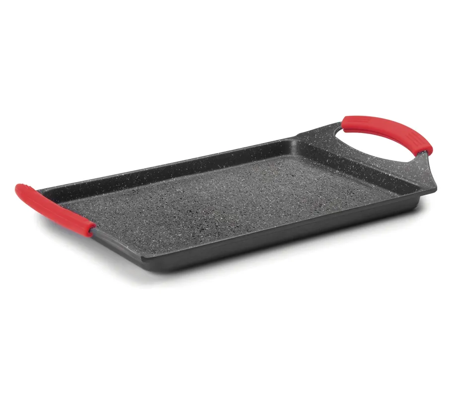 Piastra grill liscia LACOR Eco-Piedra 24135
