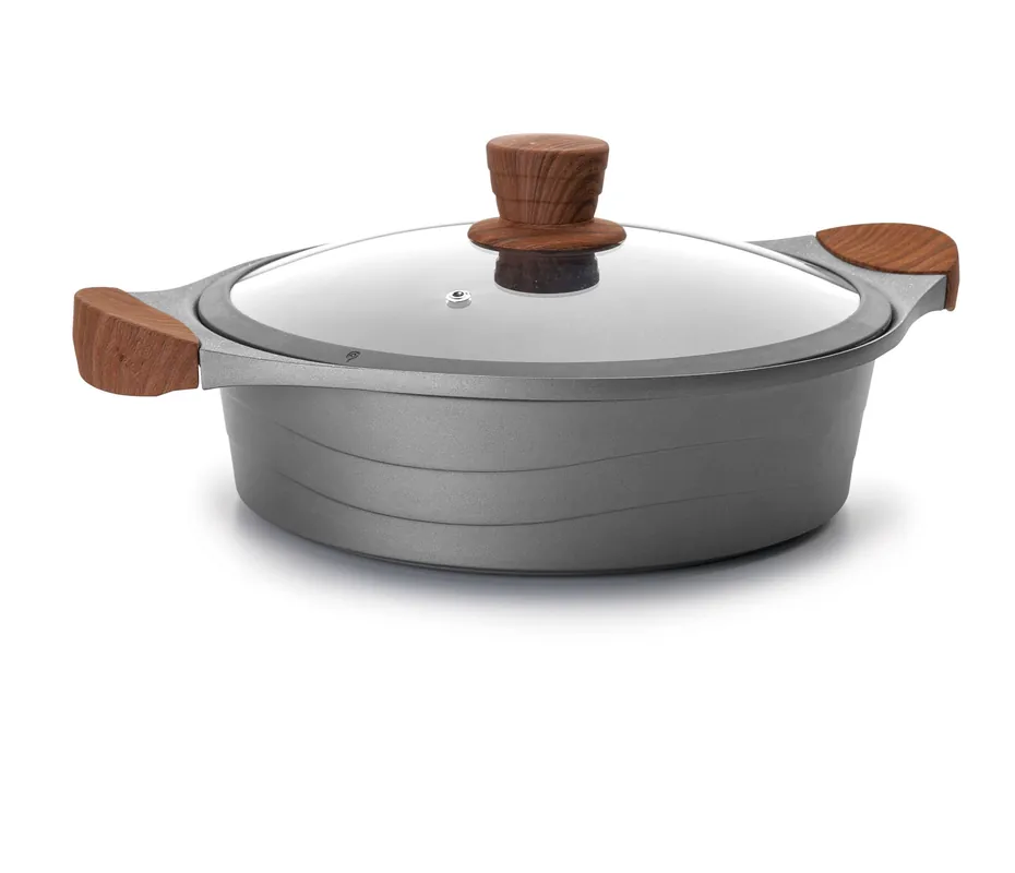 LACOR Pentola bassa con coperchio in vetro Stilo 27327