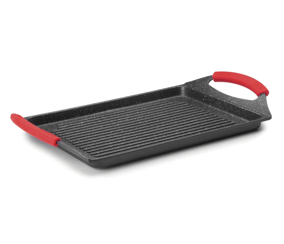 Piastra grill rigata LACOR Eco-Pietra 24134