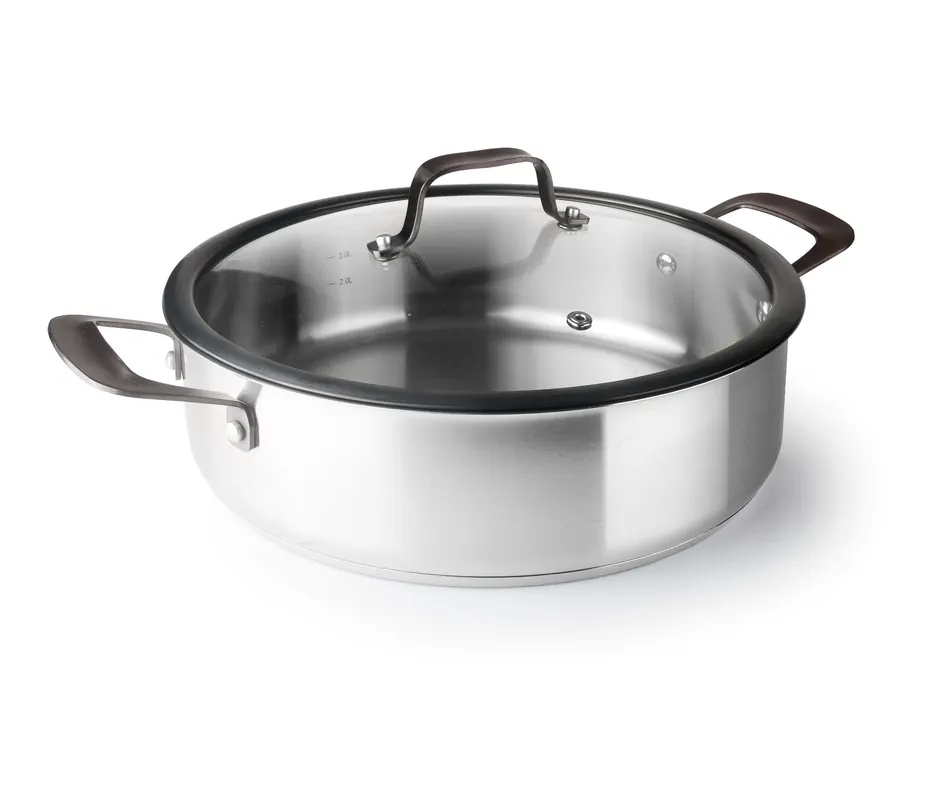 LACOR Pentola bassa con coperchio Origin 47128