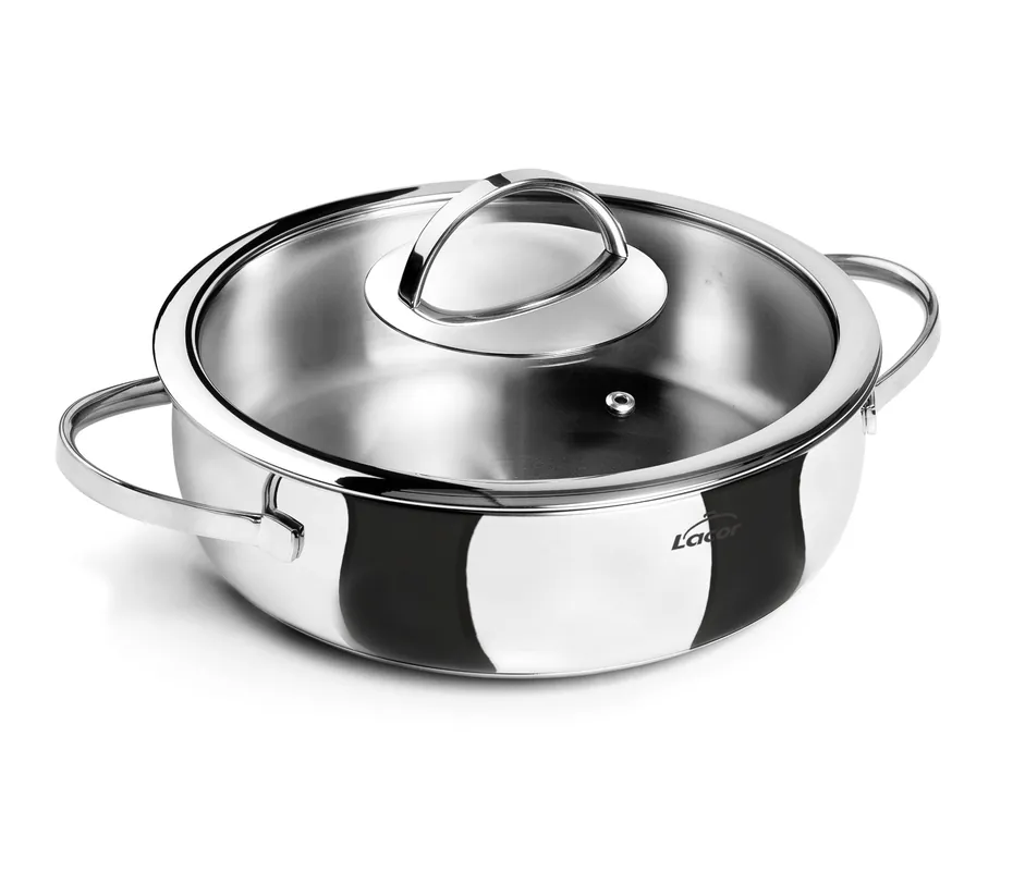 LACOR Pentola con coperchio Belly 79624