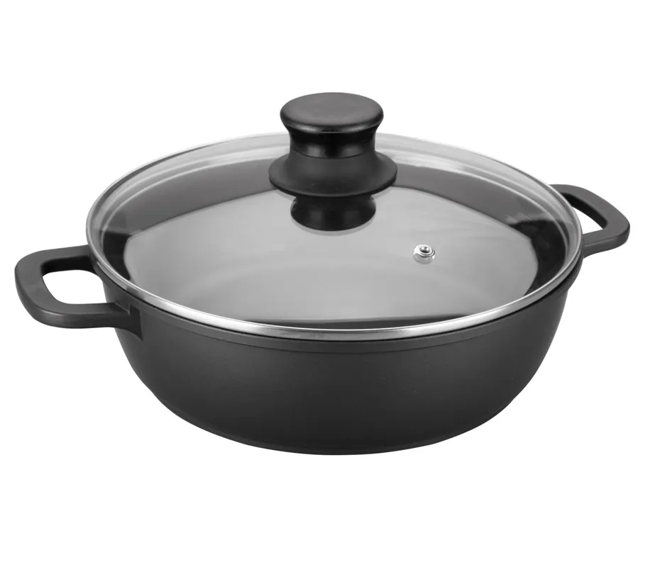 LACOR Pentola bassa con coperchio in vetro Forte 25823