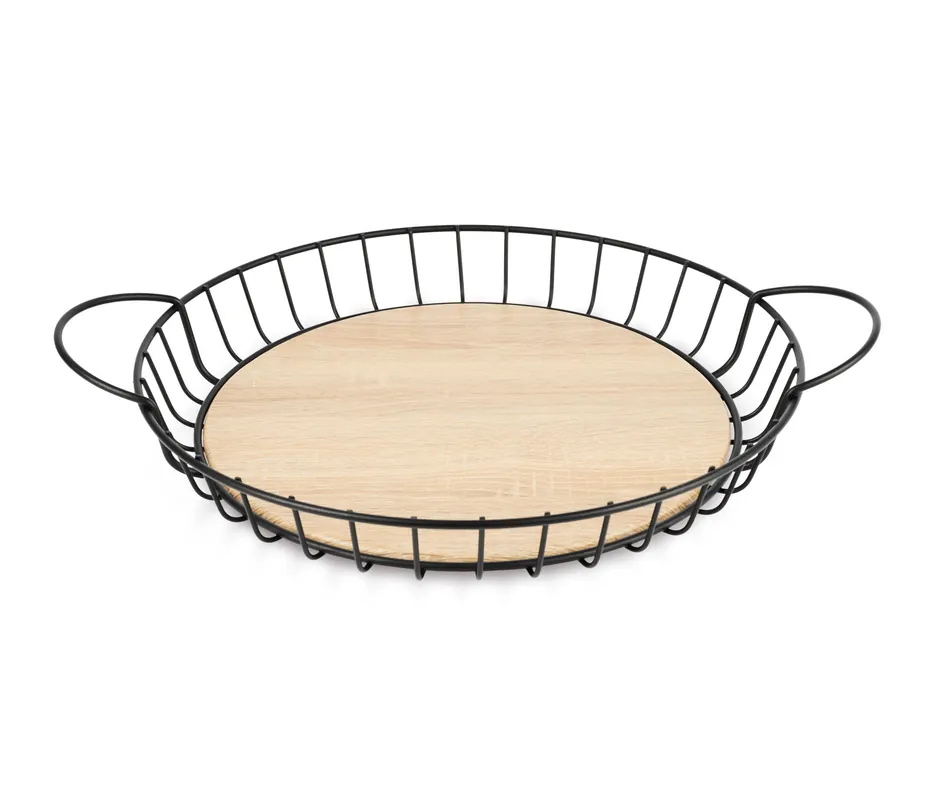 LACOR Portafrutta a stecche rotondo basso 61139