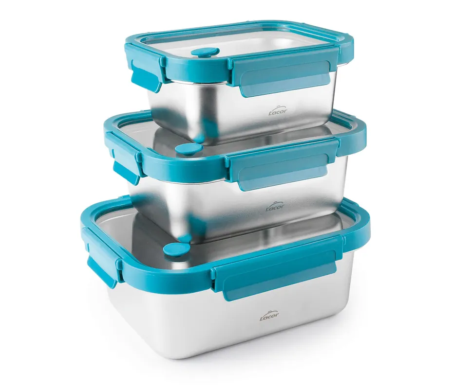 Set di 3 contenitori LACOR Etern 64607