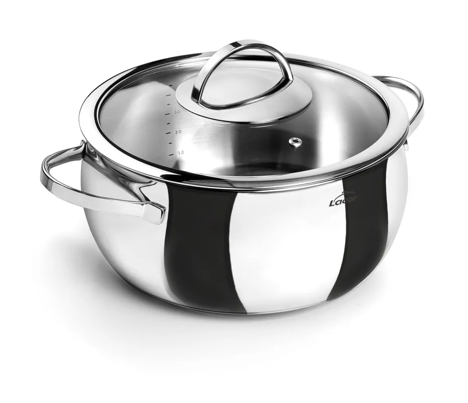 LACOR Pentola con coperchio Belly 79016
