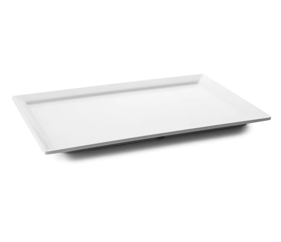 Vassoio rettangolare LACOR Edge White Classic 63535