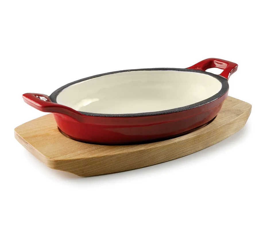 Mini casseruola ovale LACOR Magma red 25852