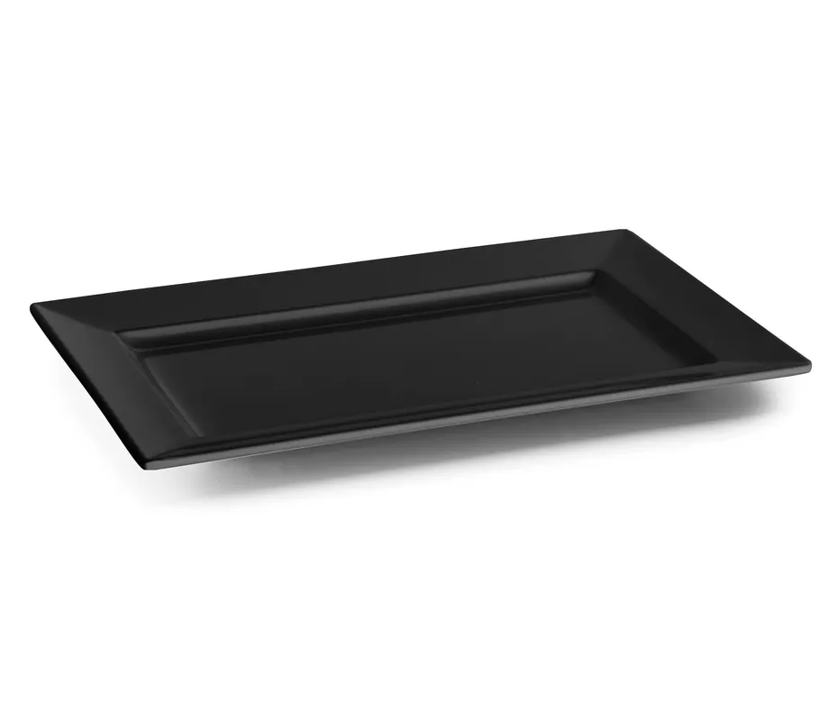 Vassoio rettangolare LACOR Corner Black Classic 63543