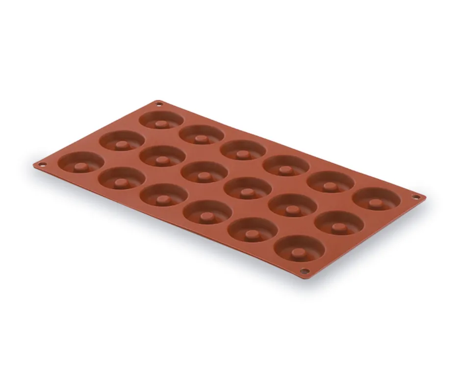 Stampo mini savarín LACOR con 18 cavità Pastryflex 66808