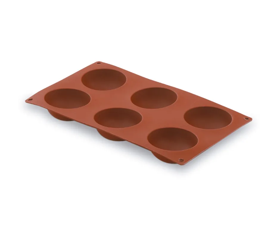 Stampo semisferico LACOR con 6 cavità Pastryflex 66802