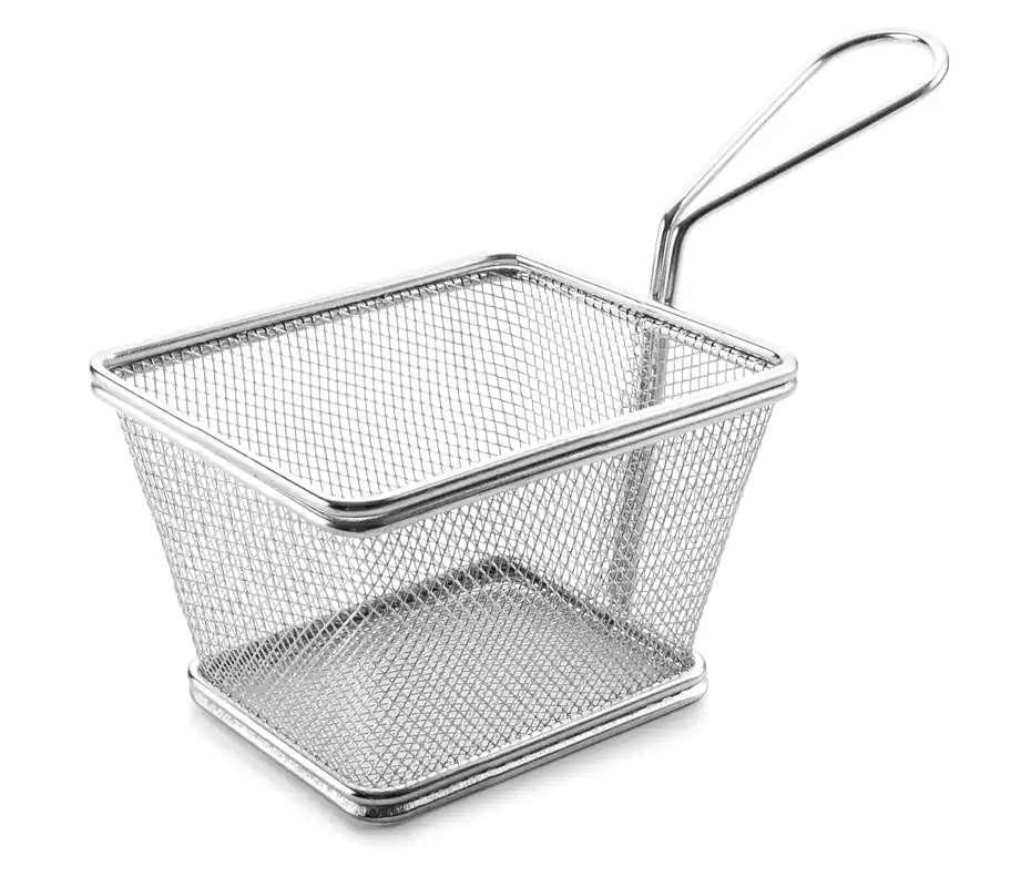 Mini cestino quadrato LACOR Snack Inox 61007