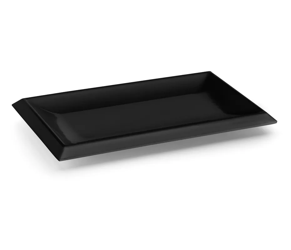 Vassoio rettangolare LACOR Angle Black Classic 63541