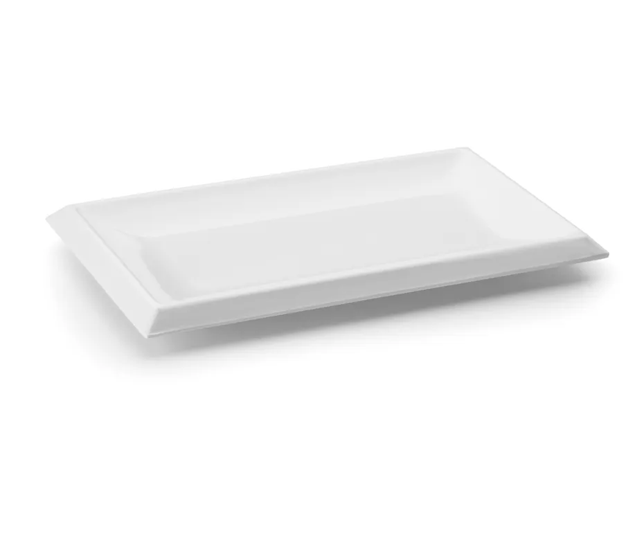 Vassoio rettangolare LACOR Angle White Classic 63531