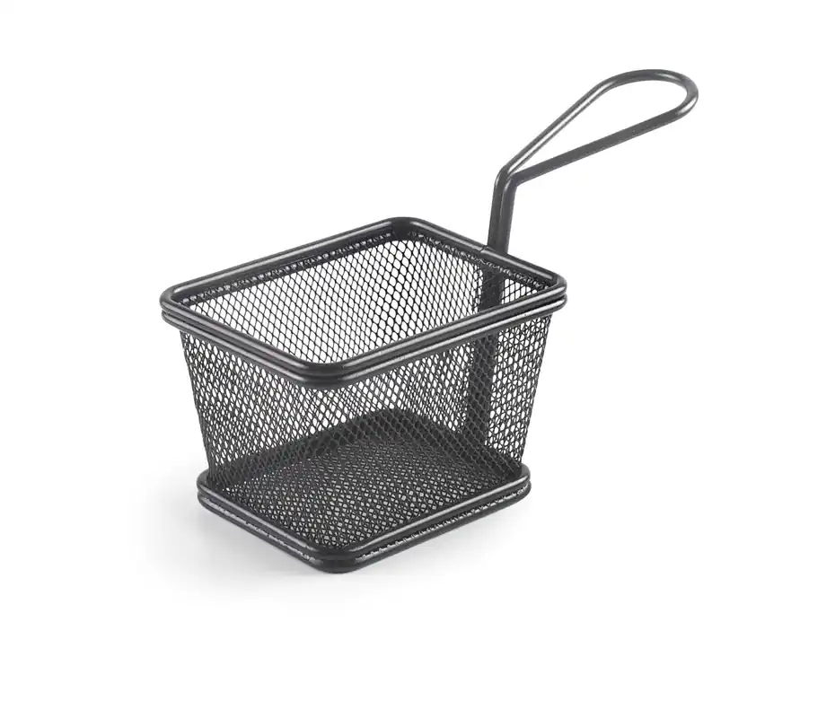 Mini cestino quadrato Snak Black 61151 di LACOR