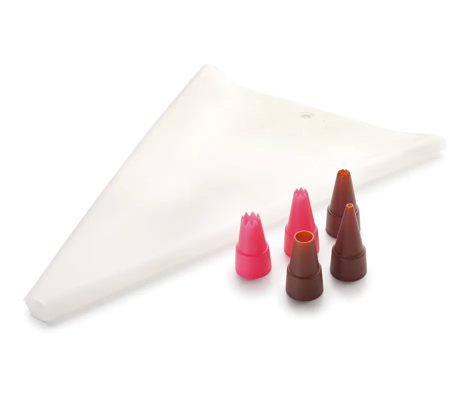 LACOR Sac à poche pour pâtisserie + 5 embouts 68971