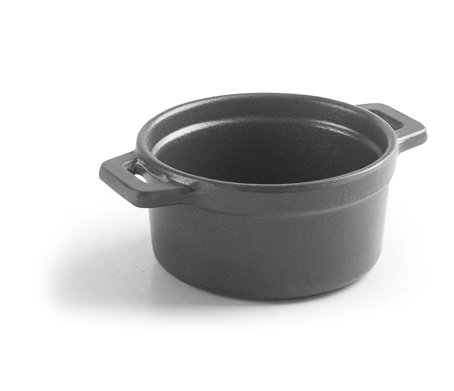 Casseruola in melamina mini-cocotte grigia LACOR 63398