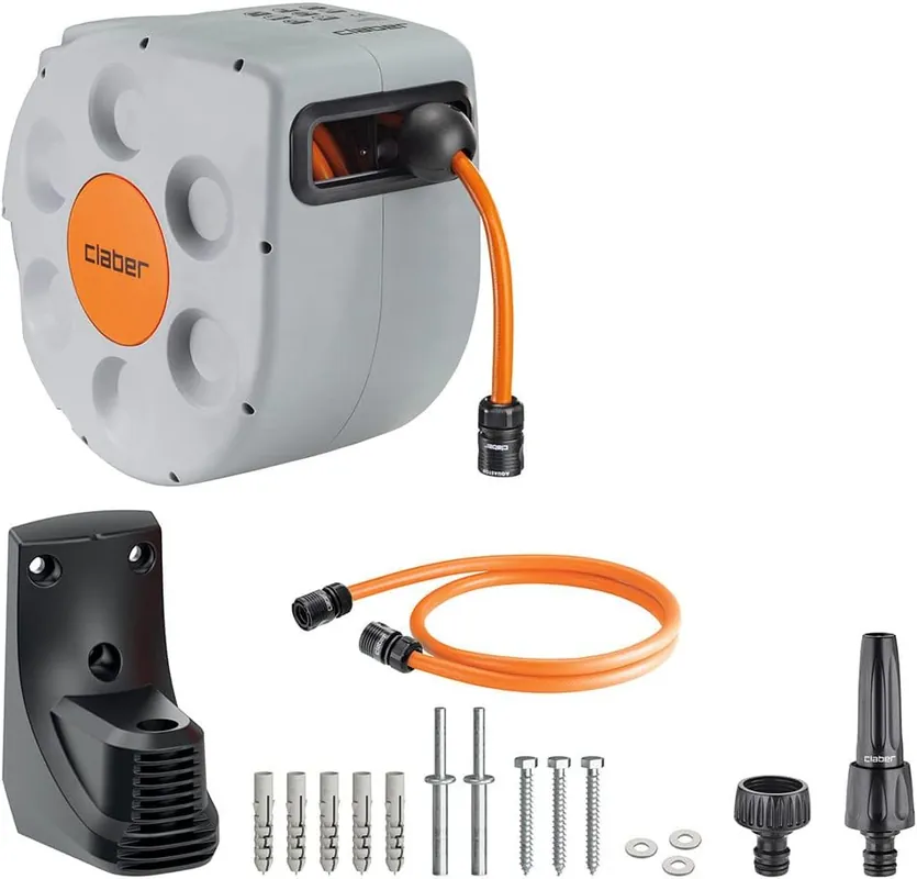 Avvolgitubo automatico, Rotoroll Evolution 20m, Claber 8696