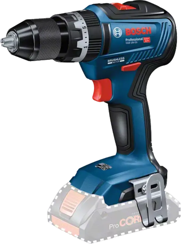 GSB 18V-55 - Trapano Avvitatore a Percussione a Batteria