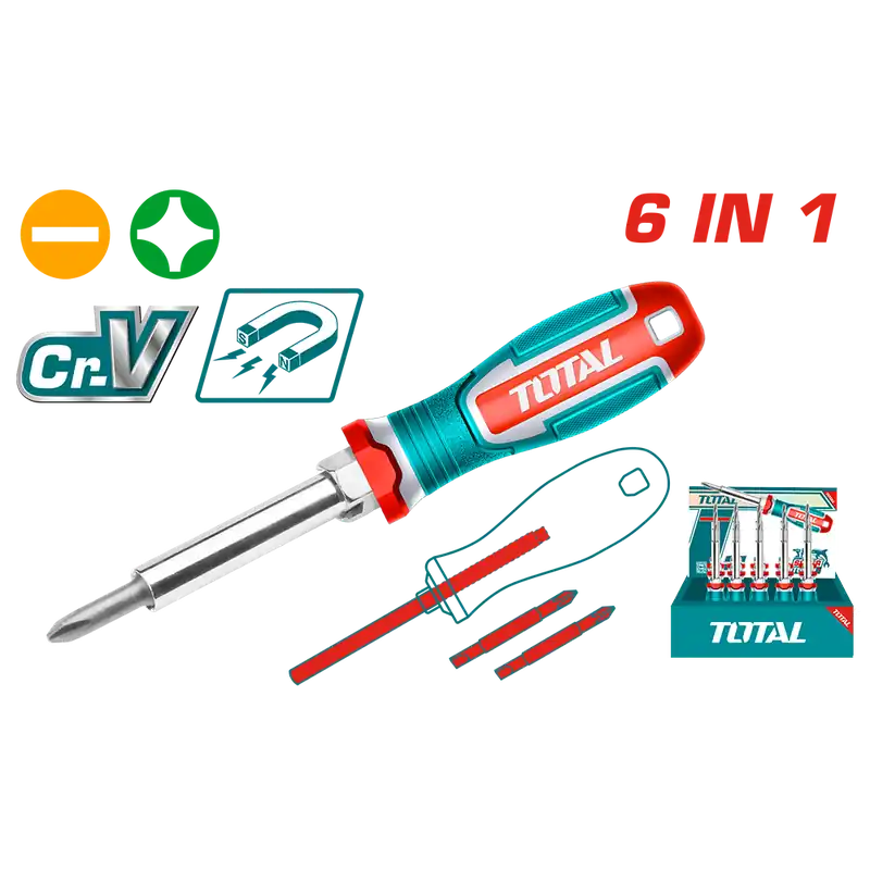 Set giravite portainserti 6 in 1