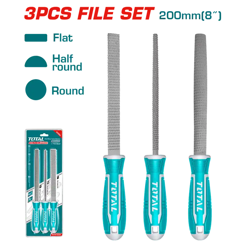 Set 3 raspe con impugnatura