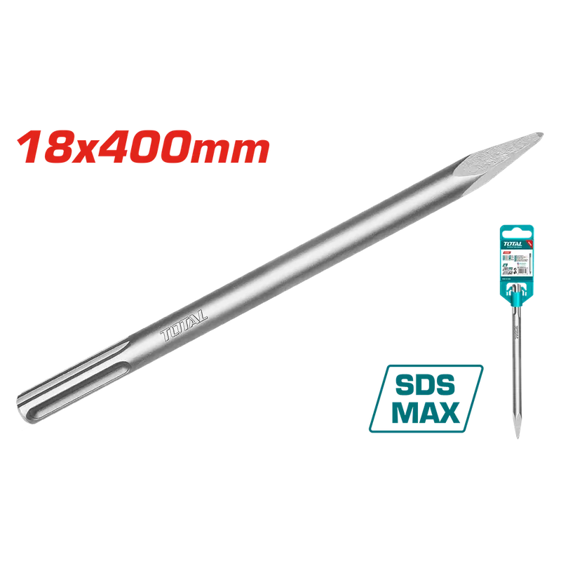 Scalpello SDSMAX a punta 400 mm