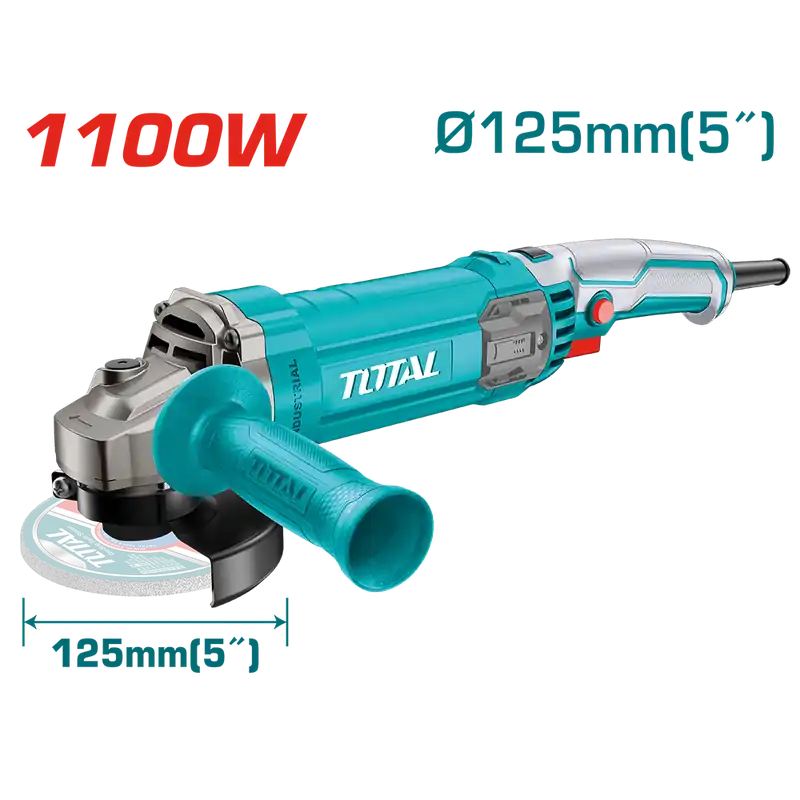 Smerigliatrice angolare 1100W, 125 mm