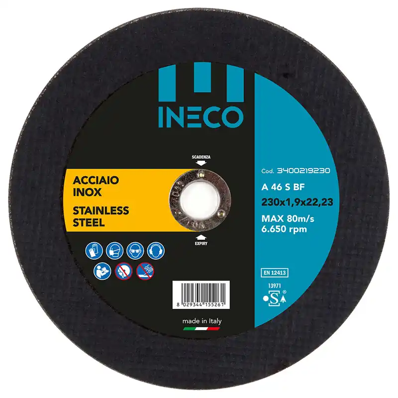 Dischi da taglio per acciaio inox