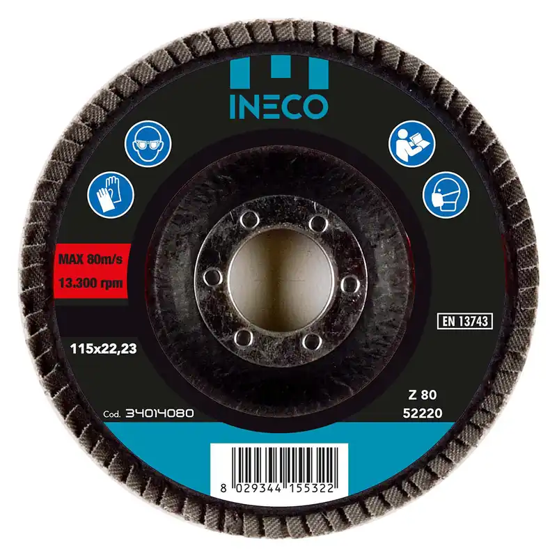 Dischi lamellari allo zirconio per acciaio inox