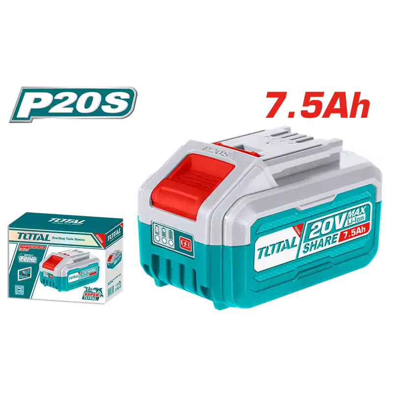 Batteria al Litio 20V, 7Ah con Indicatore LED