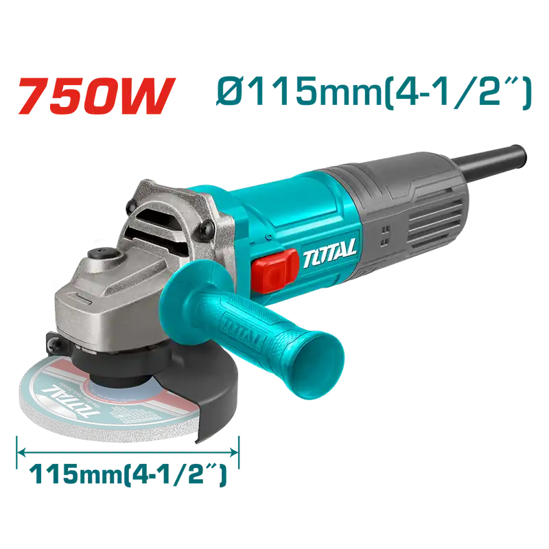 Smerigliatrice Angolare 750 W, 115 mm