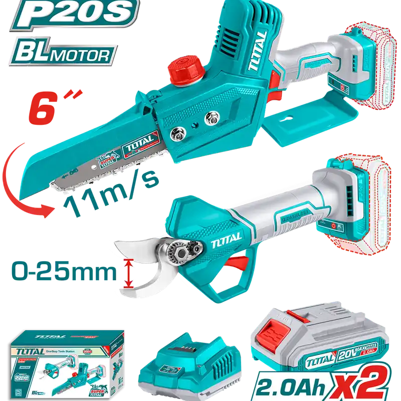 Set Cesoia + Potatore a Batteria 20V