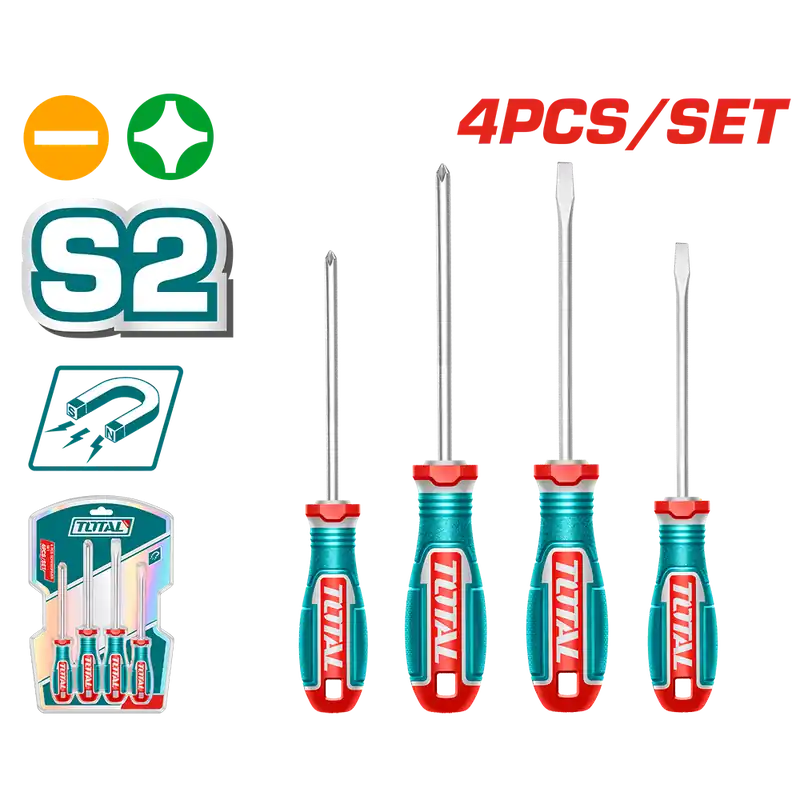 Set 4 giraviti intaglio e Phillips®