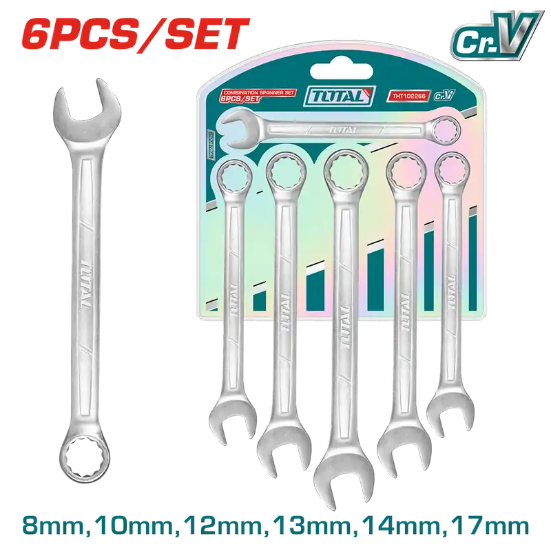 Set chiavi combinate, 6 pezzi