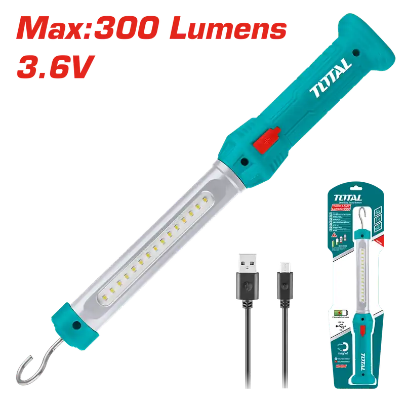 Lampada da Lavoro 3,6V, Ricaricabile