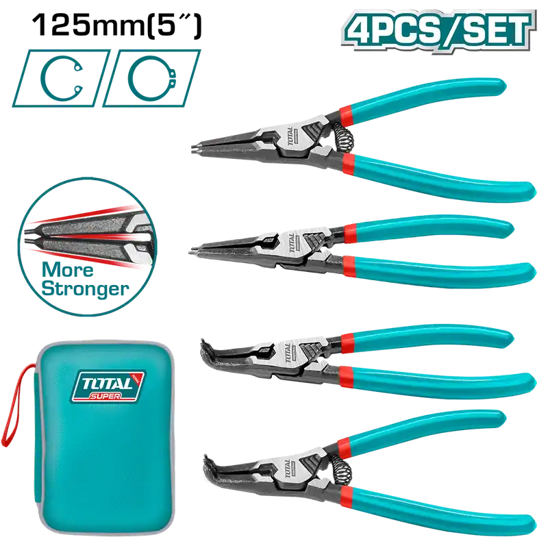 Set 4 pinze per anelli
