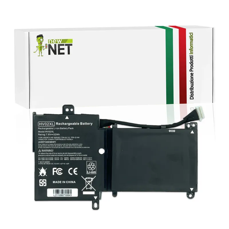 Batteria HV02XL per Hp Pavilion x360 – 7.6 V / 4210 mAh
