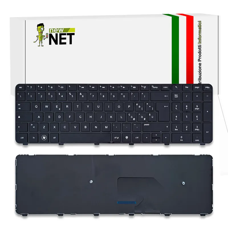 Tastiera 639396-061 per HP Pavilion dv7-6000 con frame nero