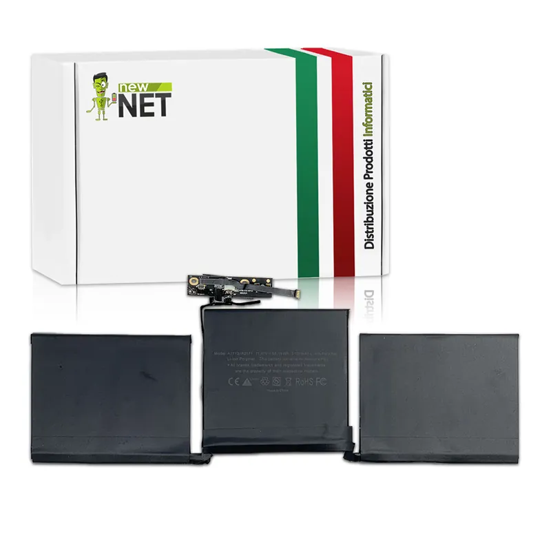 Batteria A1713 A2171 per Apple Macbook Pro 13″ A1708, A2159, A2289, A2338 – 11.41V / 5100mAh (GU Cell) (Kit di montaggio Incluso)
