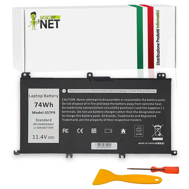Batteria 74Wh per Dell Inspiron 15 7559 Serie – 11.4V / 6490mAh
