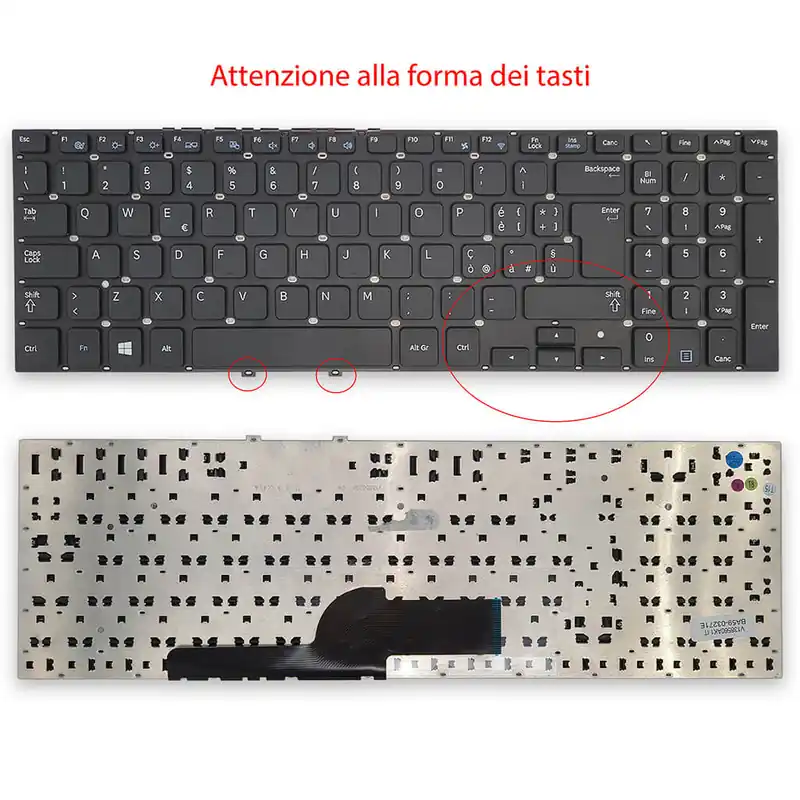 Tastiera per Samsung NP300V5C Serie