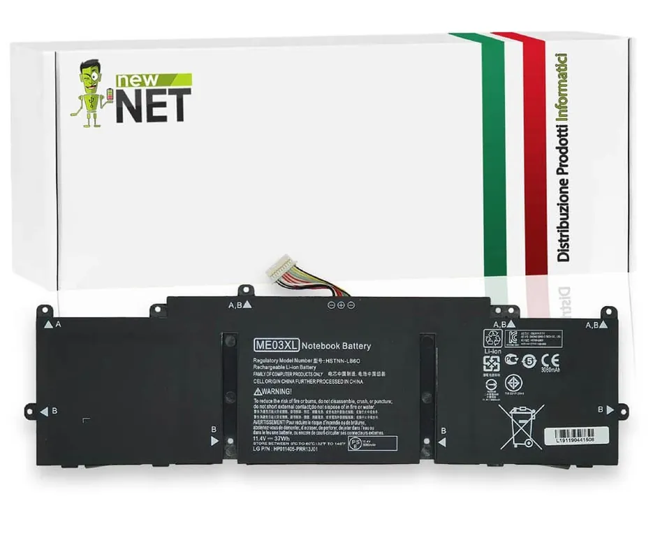 Batteria 37Wh per HP Stream – 11.4 V / 3080 mAh