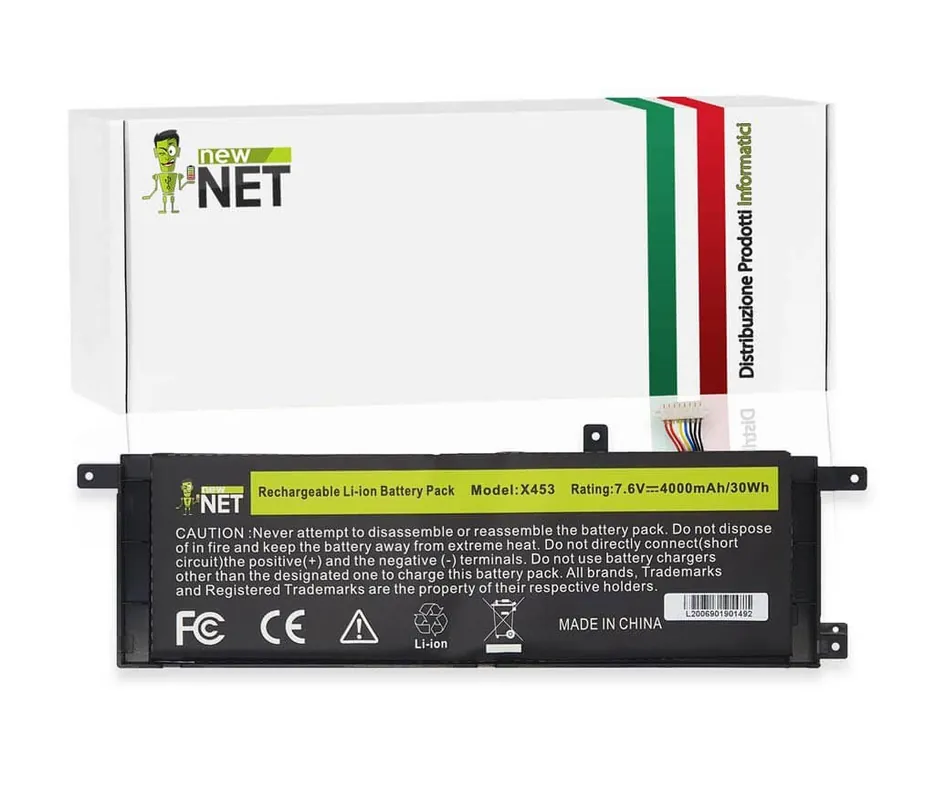 Batteria 30Wh per Asus X553 – 7.6 V / 4000 mAh